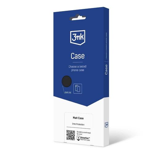3mk Matt Case for Xiaomi Poco M5 - black, 3mk Protection 5903108521314 5903108521314