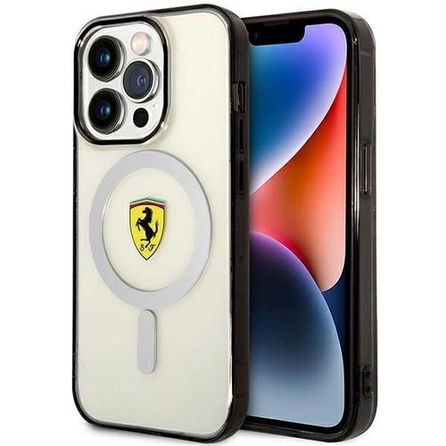 Ferrari FEHMP14LURKT iPhone 14 Pro 6.1" clear/transparent hardcase Outline Magsafe, Ferrari 3666339121150 3666339121150