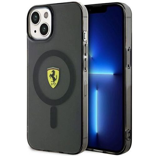 Ferrari FEHMP14MURKK iPhone 14 Plus 6.7" black/black hardcase Translucent Magsafe, Ferrari 3666339121068 3666339121068