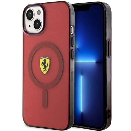 Ferrari FEHMP14SURKR iPhone 14 6.1" red/red hardcase Translucent Magsafe, Ferrari 3666339120979 3666339120979