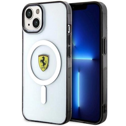 Ferrari FEHMP14SURKT iPhone 14 6.1" clear/transparent hardcase Outline Magsafe, Ferrari 3666339121136 3666339121136