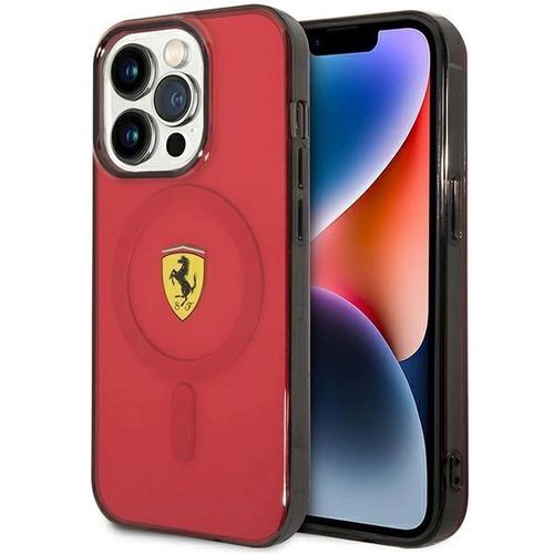 Ferrari FEHMP14XURKR iPhone 14 Pro Max 6.7" red/red hardcase Translucent Magsafe, Ferrari 3666339121006 3666339121006