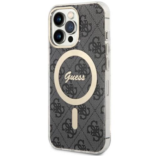 Guess GUHMP13LH4STK iPhone 13 Pro / 13 6.1" black/black hardcase 4G MagSafe, Guess 3666339126810 3666339126810