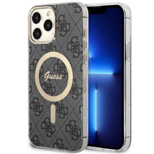Guess GUHMP13XH4STK iPhone 13 Pro Max 6.7" black/black hardcase 4G MagSafe, Guess 3666339126827 3666339126827