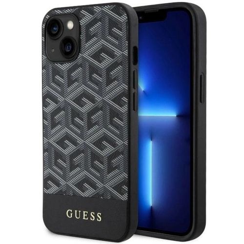 Guess GUHMP14SHGCFSEK iPhone 14 6.1&quot; black/black hardcase GCube Stripes MagSafe, Guess 3666339112424 3666339112424