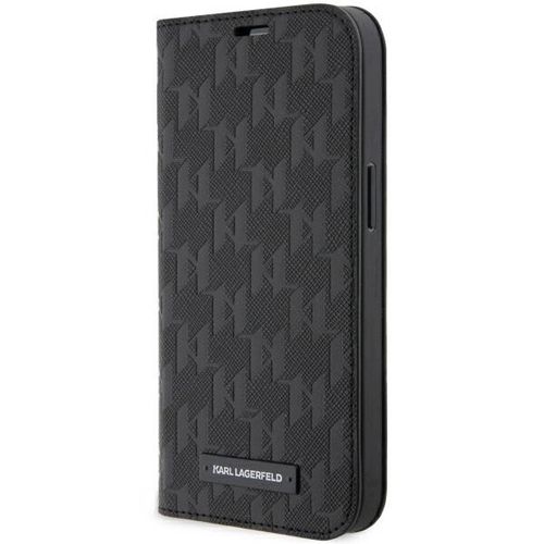 Karl Lagerfeld KLBKP14LSAKLHPK iPhone 14 Pro 6.1" bookcase black/black Saffiano Monogram, Karl Lagerfeld 3666339122966 3666339122966