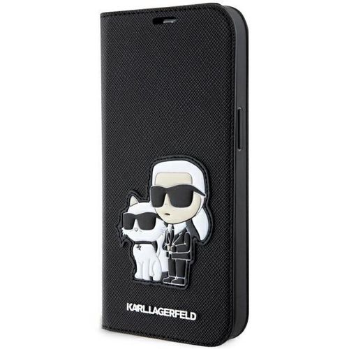 Karl Lagerfeld KLBKP14LSANKCPK iPhone 14 Pro 6.1" bookcase black/black Saffiano Karl & Choupette, Karl Lagerfeld 3666339122805 3666339122805
