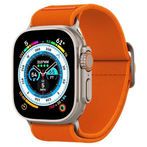 Spigen Fit Lite Ultra Strap for Apple Watch 4 / 5 / 6 / 7 / 8 / SE / Ultra (42/44/45/49 mm) - Orange, Spigen 8809896743396 8809896743396