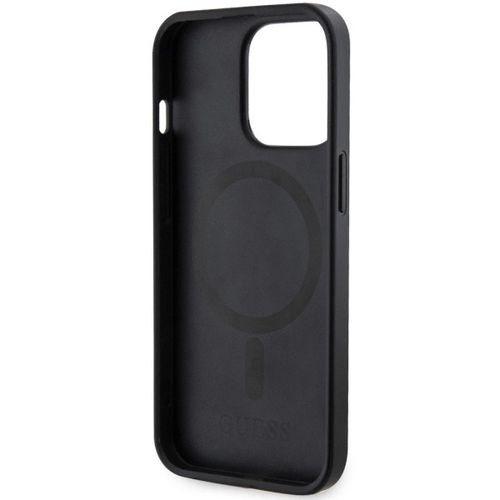 Guess GUHMP13LP4RPSK iPhone 13 Pro / 13 6.1" black/black hardcase 4G Printed Stripes MagSafe, Guess 3666339119652 3666339119652