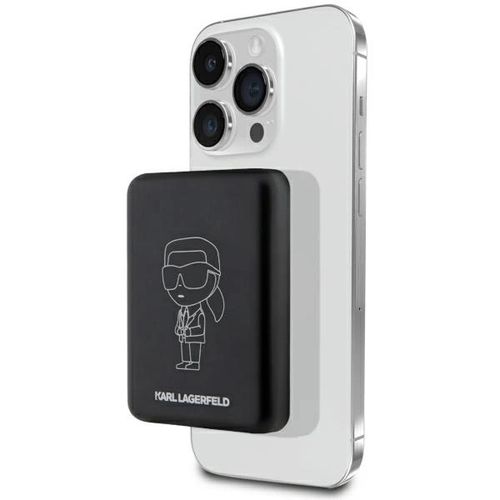 Karl Lagerfeld Inductive power bank KLPBMKIOTTGK 5W 3000mAh black/black Ikonik MagSafe, Karl Lagerfeld 3666339126964 3666339126964