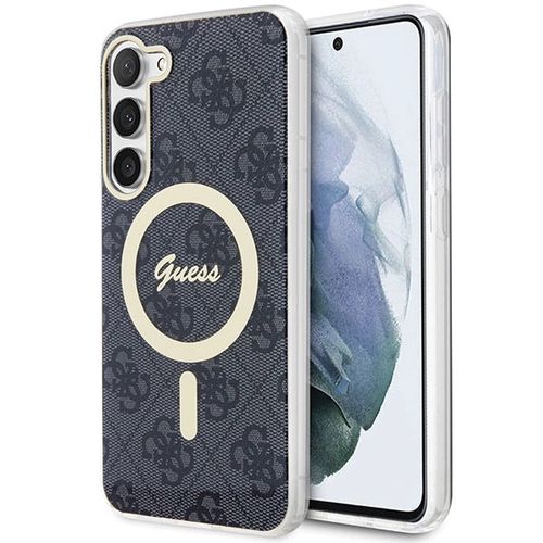 Guess GUHMS23SH4STK S23 S911 black/black hardcase 4G MagSafe, Guess 3666339130497 3666339130497