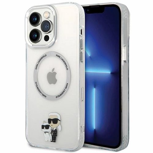 Karl Lagerfeld KKLHMP13XHNKCIT iPhone 13 Pro Max 6.7&quot; hardcase transparent Iconic Karl&amp;Choupette Magsafe, Karl Lagerfeld 3666339126353 3666339126353