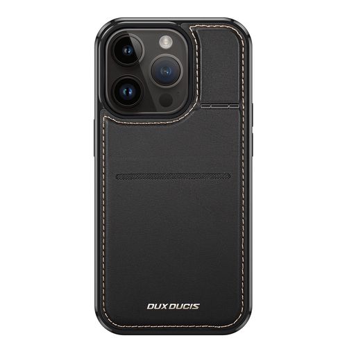 3in1 Wallet Case with Stand for iPhone 13 Pro MagSafe RFID Blocker Dux Ducis Rafi Mag - Black, Dux Ducis 6934913027226