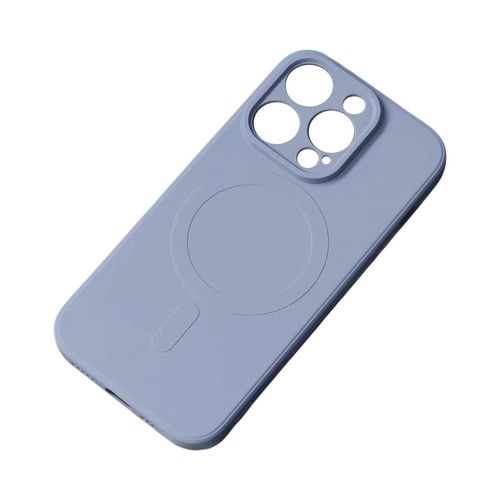 MagSafe compatible silicone case for iPhone 15 Silicone Case - gray, Hurtel 5907769356803 5907769356803