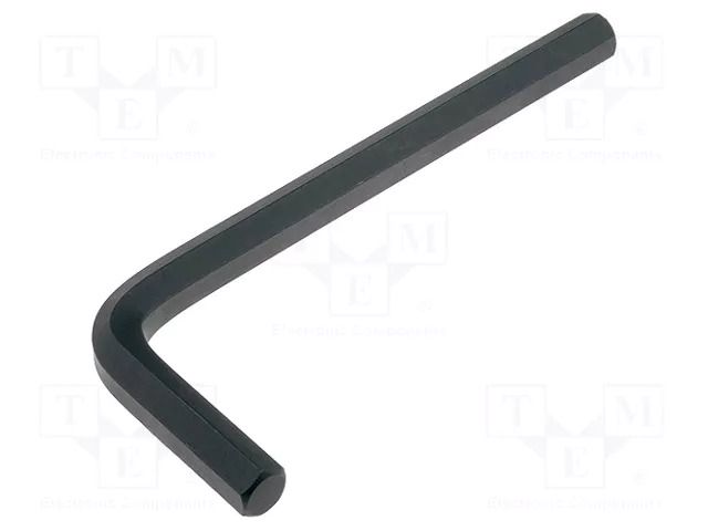 Wrench: hex key; HEX 7mm; Overall len: 95mm; Chrom-vanadium steel C.K CK-441107