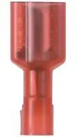 FEMALE DISCONNECT, 6.35MM, 18AWG, RED DNF18-250FIB-M