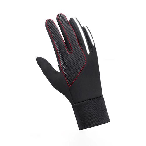 Insulated, anti-slip sports phone gloves (size XL) - black, Hurtel 5907769307782 5907769307782