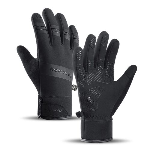 Insulated sports phone gloves (size XL) - black, Hurtel 5907769307706 5907769307706