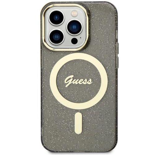 Guess GUHMN61HCMCGK iPhone 11 / Xr 6.1" black/black hardcase Glitter Gold MagSafe, Guess 3666339125509 3666339125509