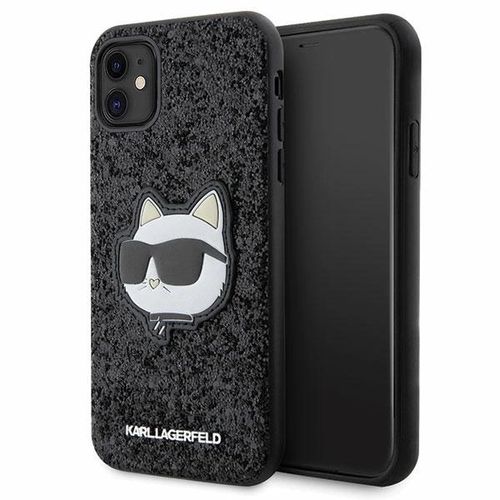 Karl Lagerfeld KLHCN61G2CPK iPhone 11 / Xr 6.1" black/black hardcase Glitter Choupette Patch, Karl Lagerfeld 3666339170028 3666339170028