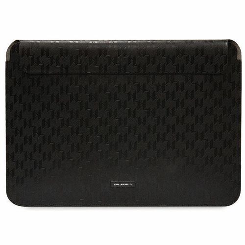 Karl Lagerfeld Saffiano Plaque case for a 14&quot; laptop - black, Karl Lagerfeld 3666339124229 3666339124229
