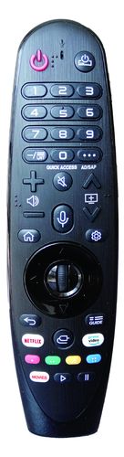 TV pultas LG išmaniems televizoriams su valdymu balsu ir Air Mouse, Bluetooth JL1502 8023389764839