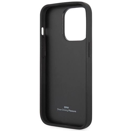 Case BMW BMHCP14X22RPSK iPhone 14 Pro Max 6.7" black/black Leather Seats Pattern, BMW 3666339066635 3666339066635