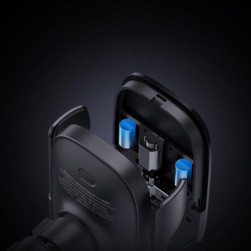Baseus Milky Way Pro Series BS-CM023 car holder for air vent with 15W inductive charger - black, Baseus 6932172635923 6932172635923