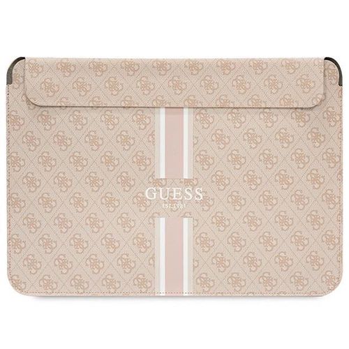 Guess 4G Printed Stripes cover for a 14&quot; laptop - pink, Guess 3666339120559 3666339120559