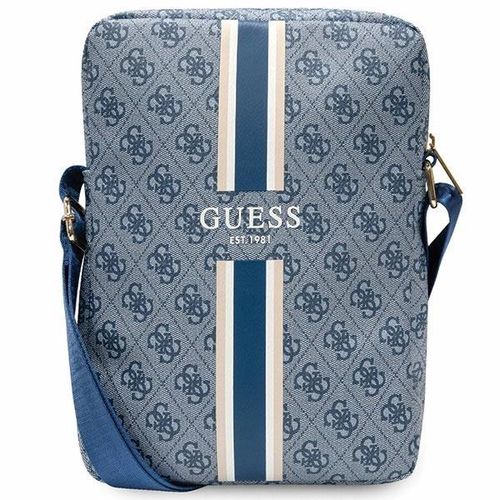 Guess Bag GUTB10P4RPSB 10" blue/blue 4G Stripes Tablet Bag, Guess 3666339120481 3666339120481