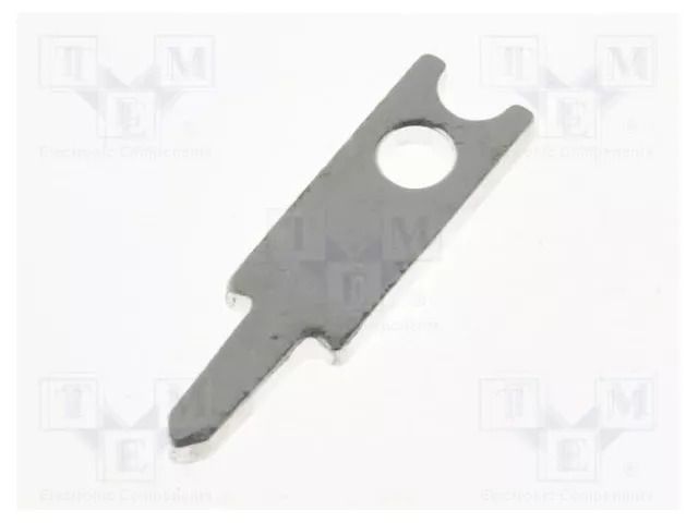 Terminal: flat; 2.8mm; 0.8mm; male; THT; brass; silver plated OSTERRATH LST1506