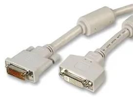 CABLE, DVI M TO DVI D FEM EXT, 2M 2218D-2