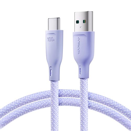 Joyroom Multi-Color Series S-A34 USB-A / USB-C 100W Cable 1m - Purple, Joyroom 6941237110459 6941237110459