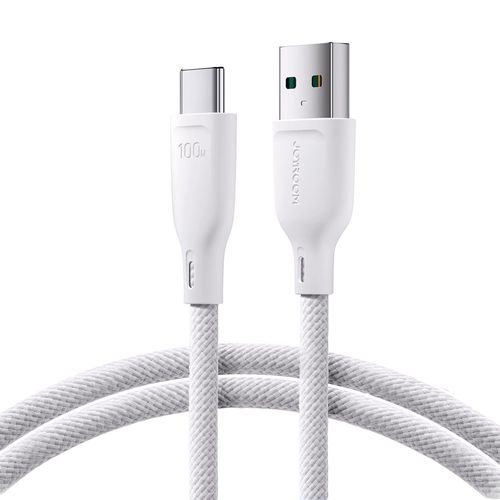 Joyroom Multi-Color Series S-A34 USB-A / USB-C 100W Cable 1m - White, Joyroom 6941237110435 6941237110435