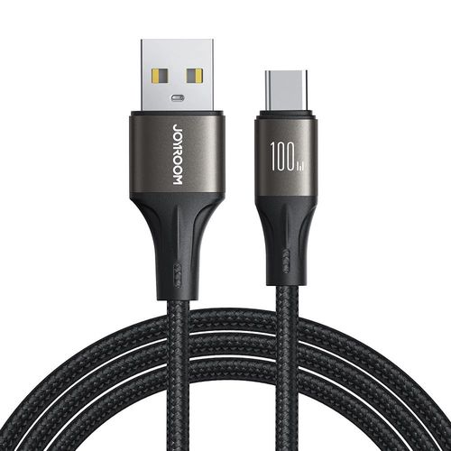 Joyroom Light-Speed ​​Series S-A25 USB-A / USB-C cable 100W 1.2m - black, Joyroom 6941237109989 6941237109989