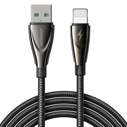 Joyroom Pioneer Series SA31-AL3 USB-A / Lightning 3A Cable 1.2m - Black, Joyroom 6956116759520 6956116759520