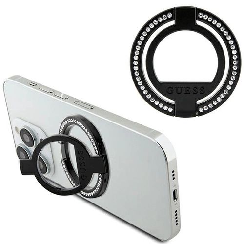 Guess MagSafe Ring stand GUMRSALDGK black/black Rhinestone, Guess 3666339170356 3666339170356
