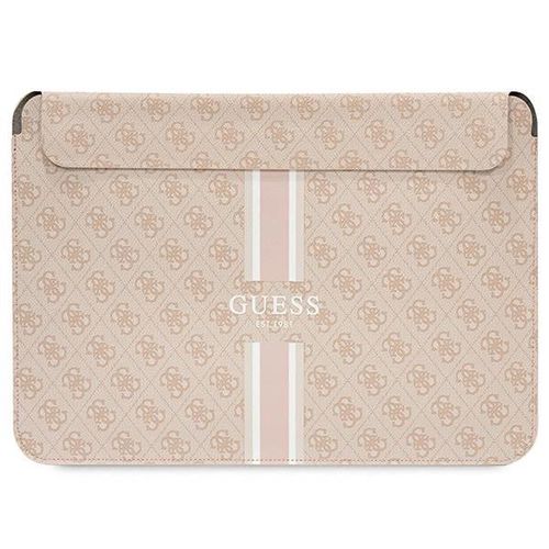 Guess 4G Printed Stripes cover for a 16&quot; laptop - pink, Guess 3666339120566 3666339120566