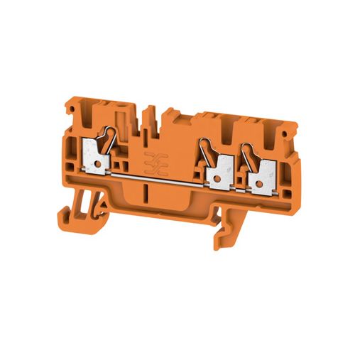 Feed-through terminal block, PUSH IN, 2.5 mm², 800 V, 24 A, Number of connections: 3 Weidmuller 1521830000 04050118328226