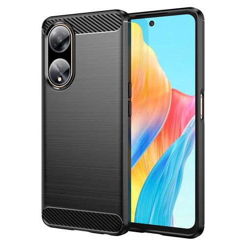 Flexible carbon pattern case for Oppo A98 5G Carbon Case - black, Hurtel 5907769357978 5907769357978
