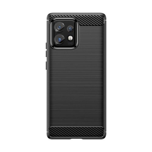 Carbon Case silicone case for Motorola Edge 40 Pro - black, Hurtel 5907769358661 5907769358661