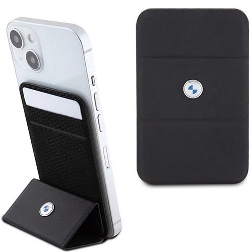 BMW Wallet Card Slot Stand Case BMWCSMRSK Case - black MagSafe Signature Collection, BMW 3666339170066 3666339170066