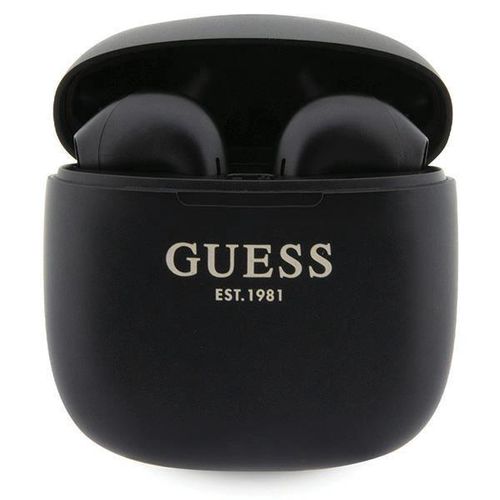 Guess GUTWST26PSK TWS Bluetooth headphones + docking station - black Classic EST Logo, Guess 3666339120832