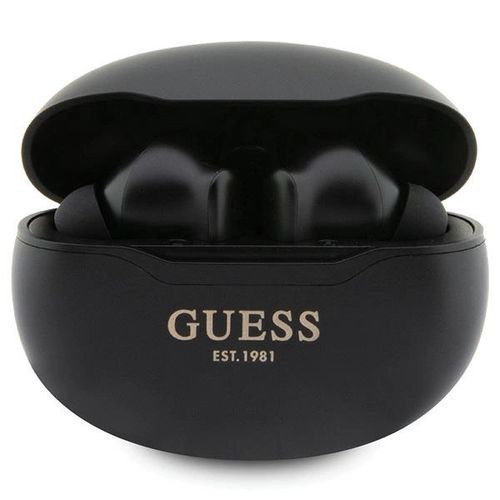 Guess GUTWST50EK TWS Bluetooth headphones + docking station - black Classic EST, Guess 3666339120870