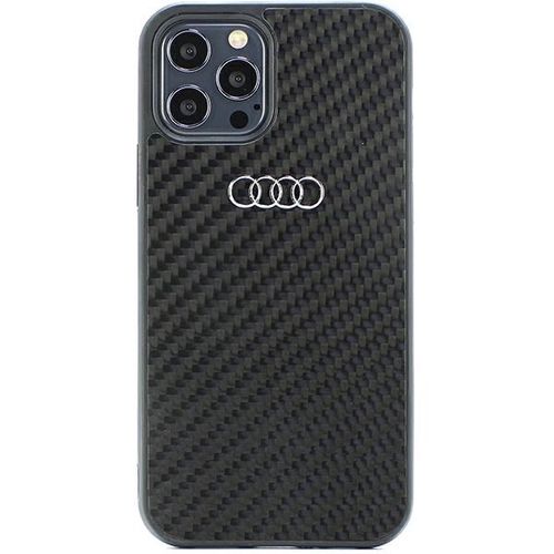 Audi Carbon Fiber iPhone 12/12 Pro 6.1&quot; black/black hardcase AU-TPUPCIP12P-R8/D2-BK, Audi 6955250224352 6955250224352