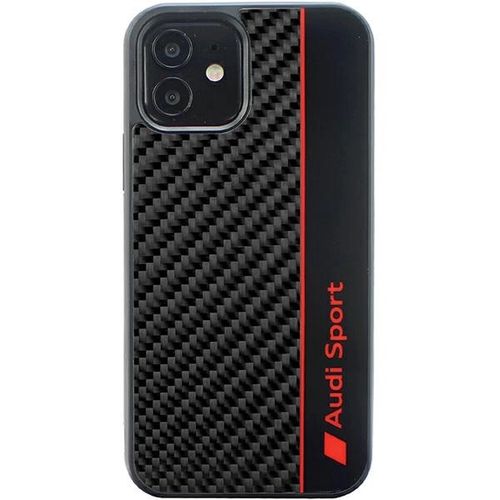 Audi Carbon Fiber Stripe iPhone 11 / Xr 6.1&quot; black/black hardcase AUS-TPUPCIP11-R8/D1-BK, Audi 6955250224864 6955250224864