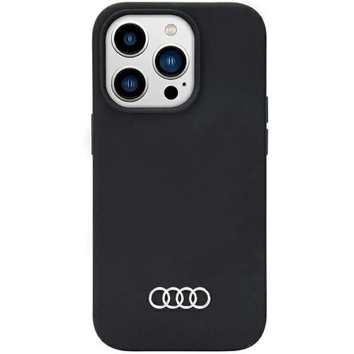 Audi Silicone Case iPhone 14 Pro Max 6.7&quot; black/black hardcase AU-LSRIP14PM-Q3/D1-BK, Audi 6955250225854