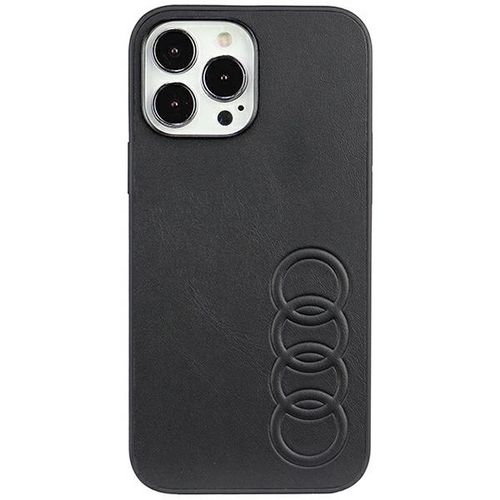 Audi Synthetic Leather iPhone 13 Pro Max 6.7&quot; black/black hardcase AU-TPUPPCIP13PM-TT/D1-BK, Audi 6955250226363 6955250226363