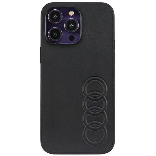 Audi Synthetic Leather iPhone 14 Pro Max 6.7&quot; black/black hardcase AU-TPUPPCIP14PM-TT/D1-BK, Audi 6955250226400 6955250226400