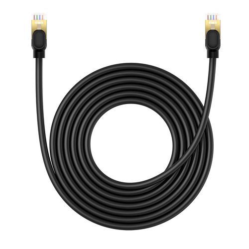 Baseus High Speed ​​Cat 8 40 Gb/s Ethernet cable 5 m - black, Baseus 6932172646714